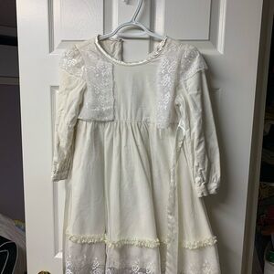 Charming Ivory Lace Kids’ Dress